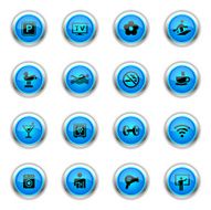 Blue Icons - Hotel Amenities