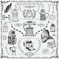Vintage icons and design elements N3