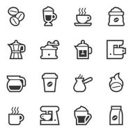 Coffee Icons - Line