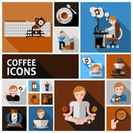 Coffee icons set N21