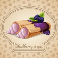 Blackberry crepes badge