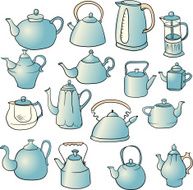 set of teapots N4