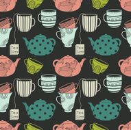 Cups seamless pattern N5