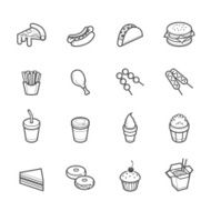 Fast Food Icons N25