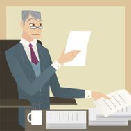 Executive working