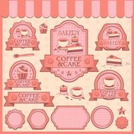 Set of Bakery pink tone