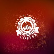Vintage Coffee Label N136