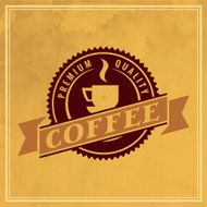 Vintage Coffee Label N137
