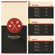 Restaurant menu design N131