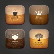 Food and drink application icons