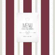Restaurant menu design N135