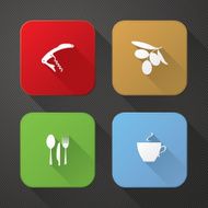 Food and drink application icons N2