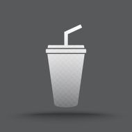 Vector of transparent coffee mug icon N2