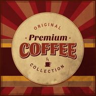 Vintage Coffee Label N142