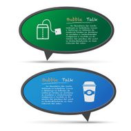 3D bubble talk frame