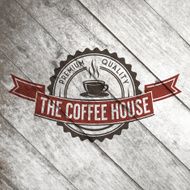 Vintage retro coffee vector labels on the old wood texture N25