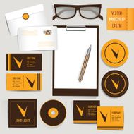 Corporate Identity Mockup Templates Vector 10 EPS