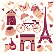 Paris symbols collection N2