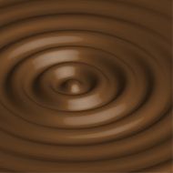 Abstract background with chocolate circles