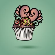 Vector Decorative Ornate Cake N4