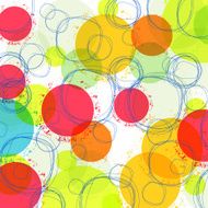 abstract colorful circle pattern background