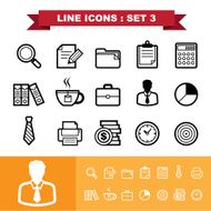 Line icons set 3