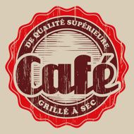 Vintage Caf&eacute; Label (French) N8