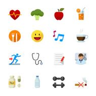 Health and Wellness Icons