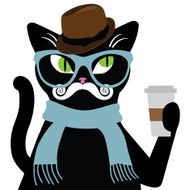 Hipster Cat N3