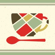Cup and spoon