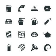 Food and Drink Silhouette Icons