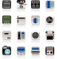 Home and Office Equipment Icons N2