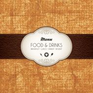 Restaurant menu design N161