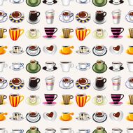 seamless coffee pattern N29