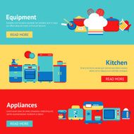 Kitchen banner set