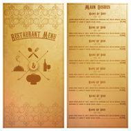 Restaurant menu design N164