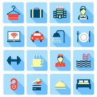 set of Hotel icons N3