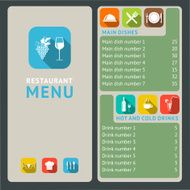 Restaurant menu template N17