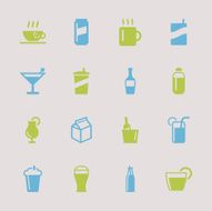 Beverage Icons - Color Series