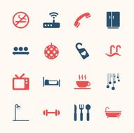 Hotel Icons Set 2 - Color Series