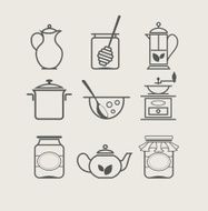 tableware set icon