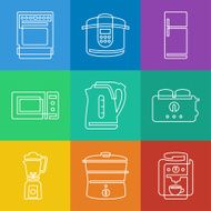 kitchen appliances icons N4