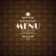 Restaurant cafe menu cover template