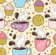 Coffee Seamless Pattern N62