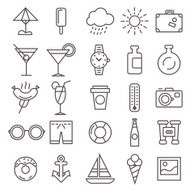 the set of recreation icons N2