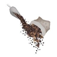 Various Kind of Coffee Beans Dropped from A Sack