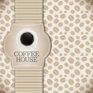 Coffee house menu template vector illustration N16