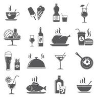 Drink and food icons