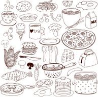 Food Doodles set N2