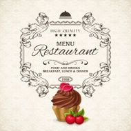 Restaurant menu template N18